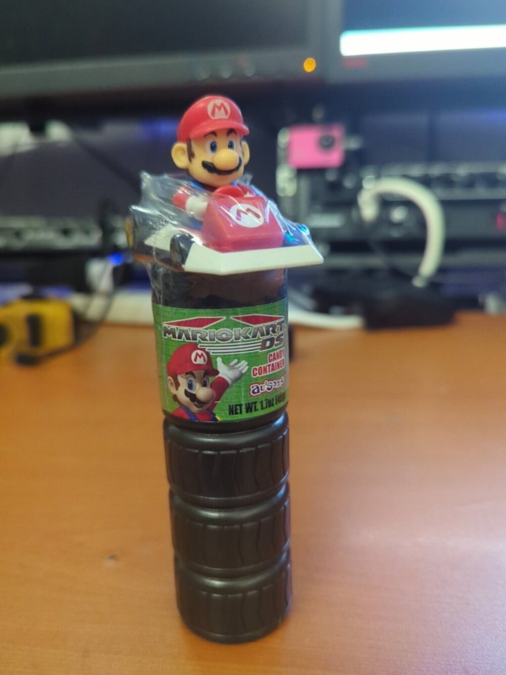 Mario Kart DS Au’some Klik Candy Dispenser 2008 Nintendo NEW STILL SEALED